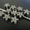 10 Blumen Perlen, Altsilber