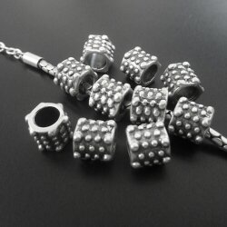 10 metal Beads