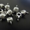 10 Cat head Beads w. Loop