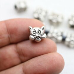 10 Cat head Beads