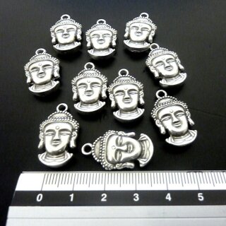 10 Buddha Kopf Anhnger