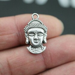 10 Buddha head Pendants