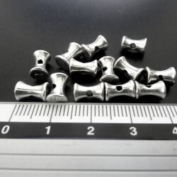 50 silver bead spacer