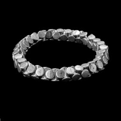 50 silver bead spacer