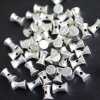 50 silver bead spacer