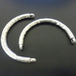 1 Antique Silver Half cuff bracelet findings