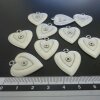 10 Heart Pendants