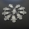 20 Hand of Fatima Pendants 13x20 mm