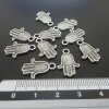 20 Hand of Fatima Pendants 13x20 mm