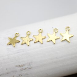20 Star Pendants, Gold