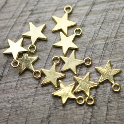 20 Star Pendants, Gold