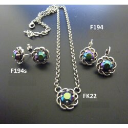 necklace setting für 8 mm Chatons, Rivoli Swarovski Crystals