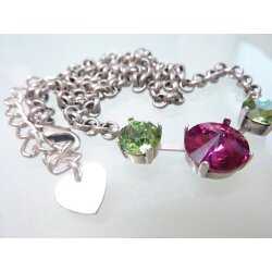 necklace setting for 8 mm Chatons Swarovski Crystals and 1122, 12 mm