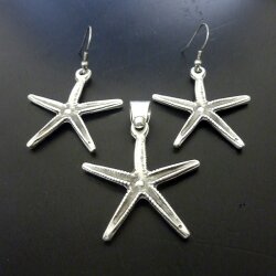 5 Starfish Pendants