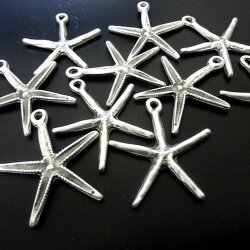 5 Starfish Pendants