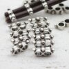 10 double Sliderbeads 17x8 mm ø je 5 mm