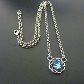 Anhnger Fassung fr 8 mm Chatons Swarovski Stein