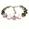 Bracelet setting for 10 mm Cushion Square Swarovski Crystals