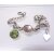 Bracelet setting for 10 mm Rivoli Swarovski Crystals