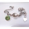 Bracelet setting for 10 mm Rivoli Swarovski Crystals