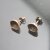 Stud Earring setting for 8 mm Chatons Swarovski Crystals