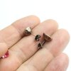 Stud Earring setting for 8 mm Chatons Swarovski Crystals