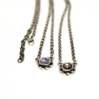 Ketten Fassung fr 8 mm Chatons Swarovski Stein