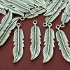 10 Feather Pendants