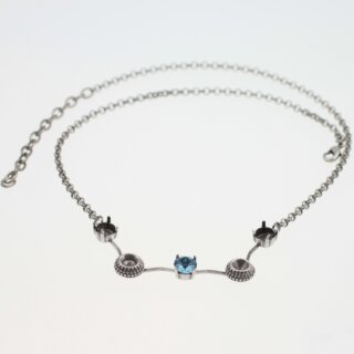 Ketten Fassung fr 4, 6 und 8 mm Chatons Swarovski Steine