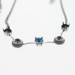 necklace setting for 4, 6 and 8 mm Chatonsi Swarovski Crystals