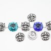 10 pcs. Fleur-de-Lys Rosettes for 14 mm Rivoli cups