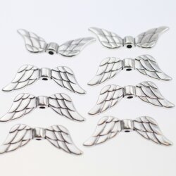 5 Wings Pendants, antique silver