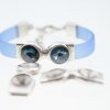 1 Verschluß Fassung für 12 mm Rivoli Swarovski Stein