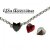 necklace setting for 11x10 mm Heart Swarovski Crystals