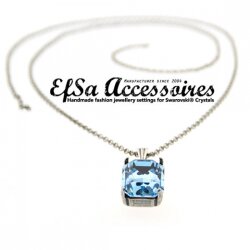 necklace setting for 18x13 mm Octagon Swarovski Crystals