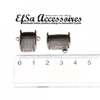 Ketten Fassung fr 18x13 mm Octagon Swarovski Stein