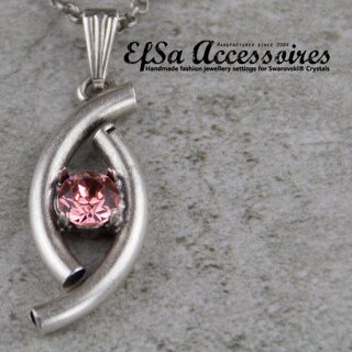 Ketten Fassung fr 8 mm Chatons, Rivoli Swarovski Stein