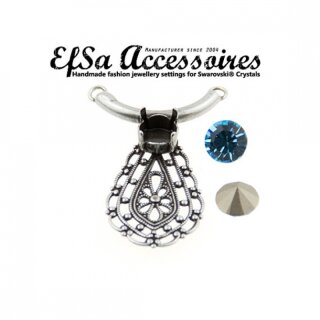 Ketten Fassung fr 8 mm Chatons, Rivoli Swarovski Stein