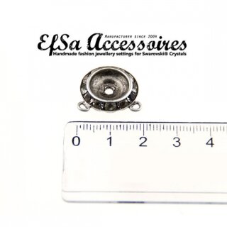 Ketten Fassung fr 12 mm Rivoli Swarovski Stein
