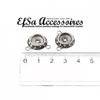 Ketten Fassung fr 10 mm Rivoli Swarovski Stein