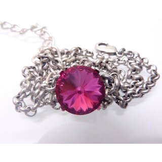 Ketten Fassung fr 12 mm Rivoli Swarovski Stein