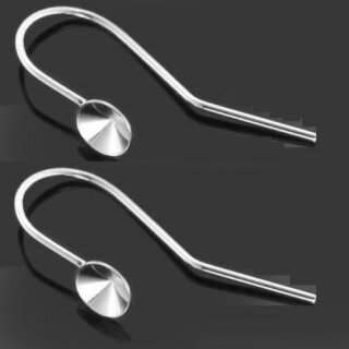 Earhook 925 Silver for Swarovski No. 1122, ss24 (5 mm)