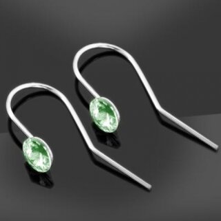 Ohrhaken 925 Silber fr Swarovski Nr. 1122, ss24 (5 mm)