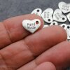 20 Handmade Heart Pendants