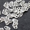 20 Handmade Heart Pendants