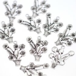 10 Flower Pendants