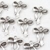 10 bow Charms, Pendants