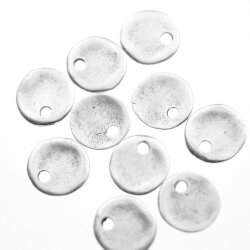 20 round Plain charms