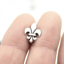 10 Fleur De Lis Slides for Leather Bracelet