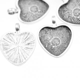 5 Heart locket Pendants